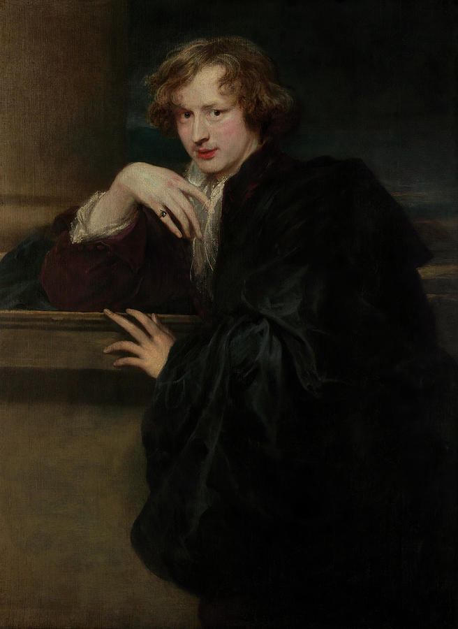 Self-portrait. Painting by Anthony van Dyck -1599-1641- | Fine Art America