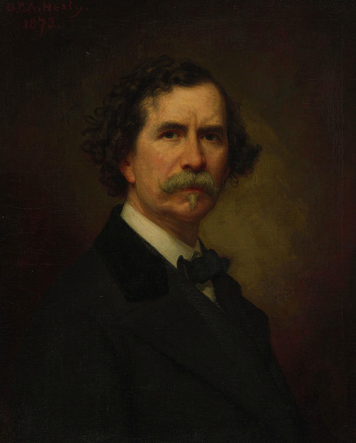 Self-Portrait Painting by George Peter Alexander Healy