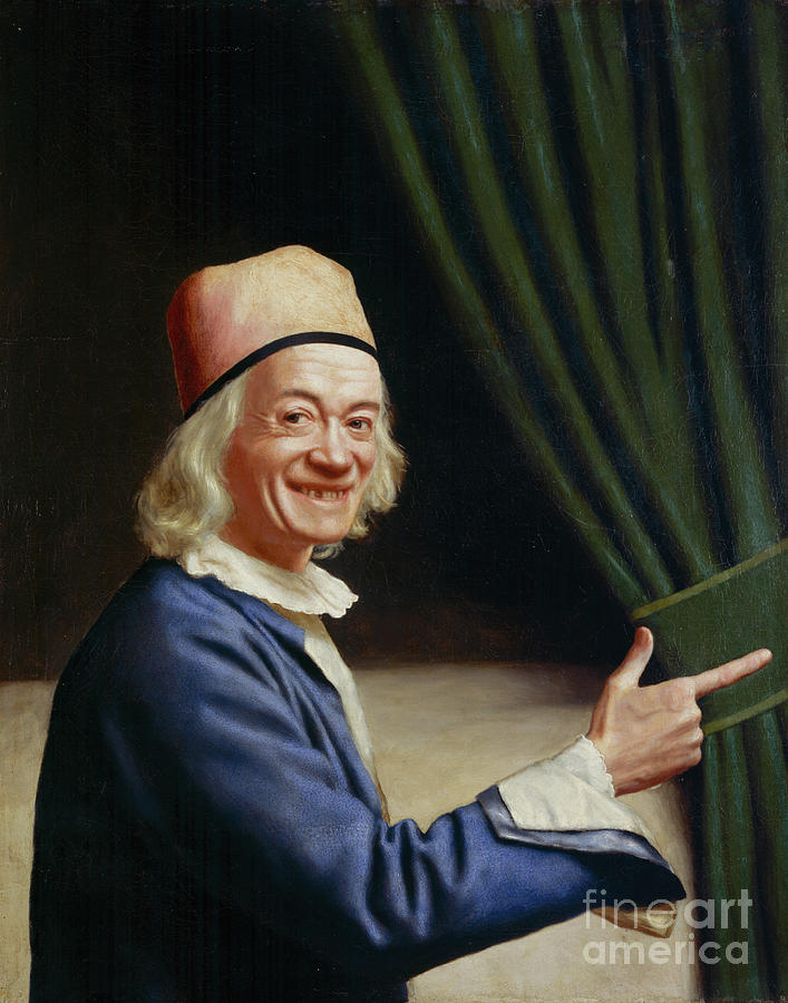 Self-portrait Laughing Drawing by Heritage Images