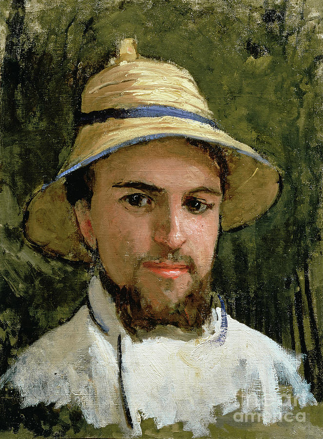 Self Portrait With Pith Helmet Painting By Gustave Caillebotte - Pixels