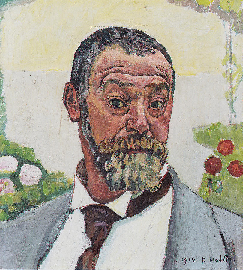 Self Portrait With Roses, 1914 Painting