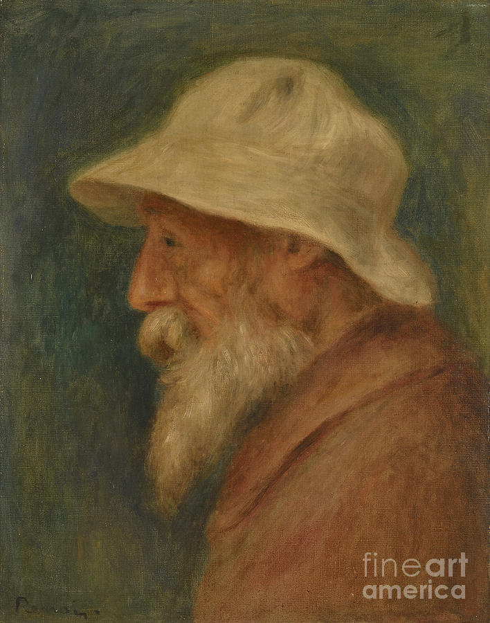Self-portrait With White Hat, 1910 Drawing by Heritage Images