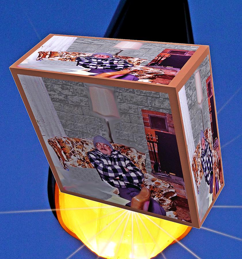 Selfie as a box Digital Art by Karl Rose