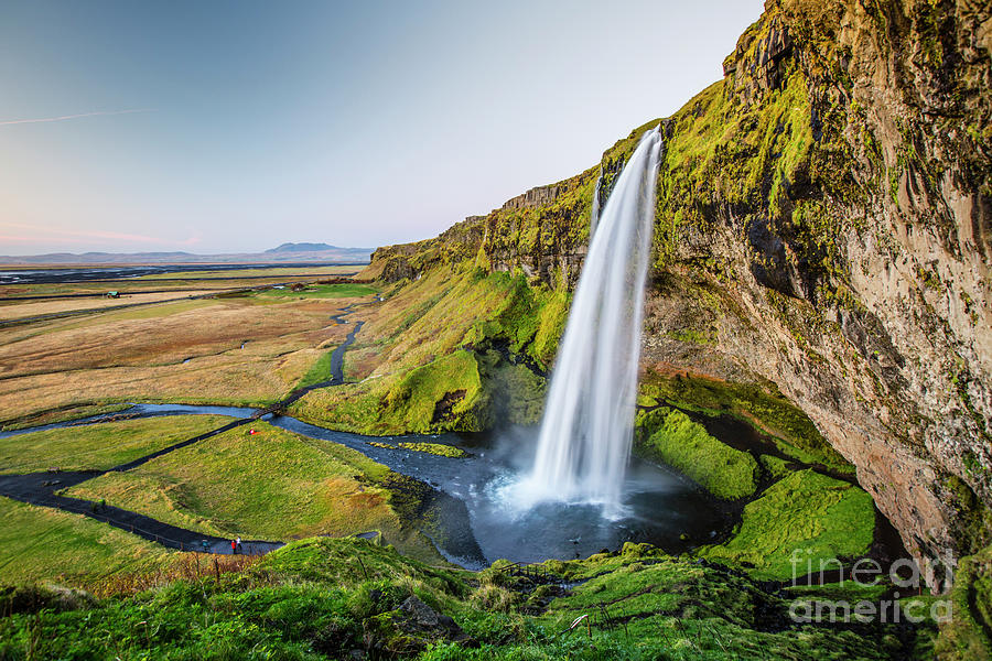 Seljalandsfoss Waterfall , Iceland Photograph by Schroptschop