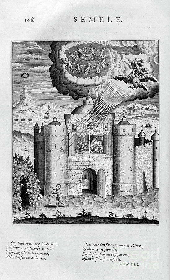 Semele, 1615. Artist Leonard Gaultier Drawing by Print Collector