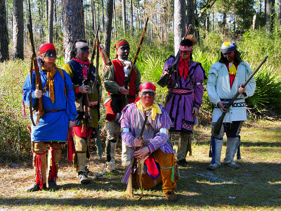 Seminole Indian warriors 1800s Photograph by David Lee Thompson