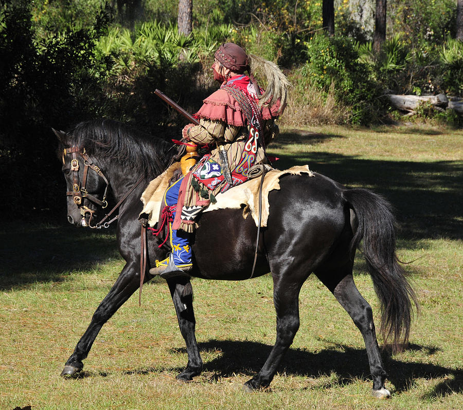 Seminole warrior 1800s Photograph by David Lee Thompson