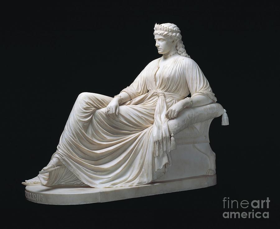 Queen Photograph - Semiramis, Designed 1872, Carved 1873 by William Wetmore Story