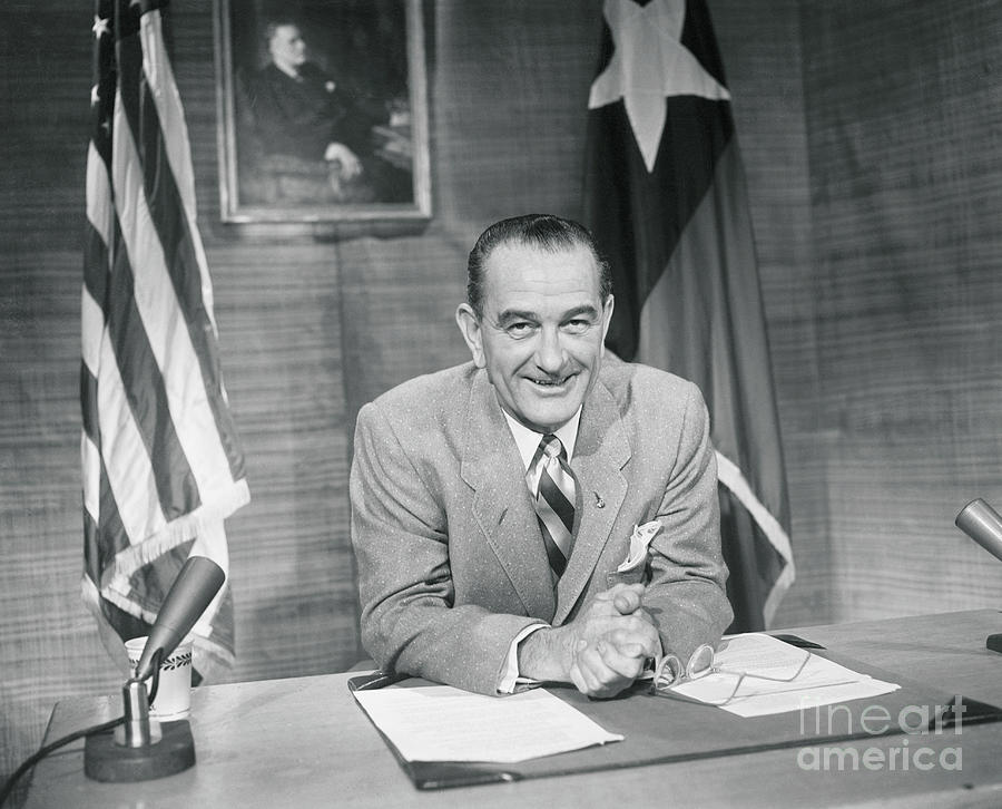 Senate Majority Leader Lyndon Johnson Photograph by Bettmann