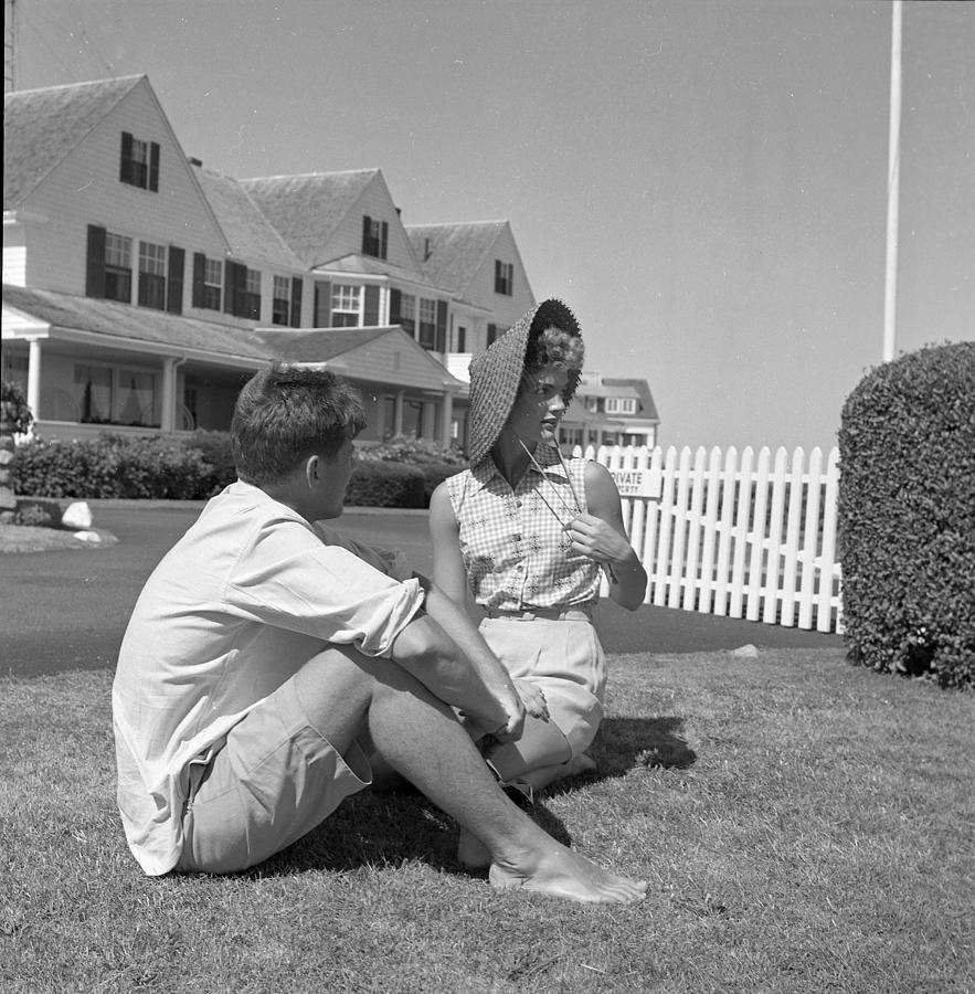 Senator Kennedy Goes A Courting Photograph by Hy Peskin Archive