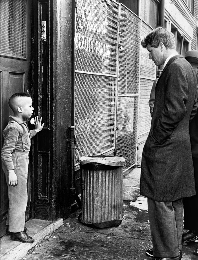 Senator Robert Kennedy Talking About Education - 1966 Photograph