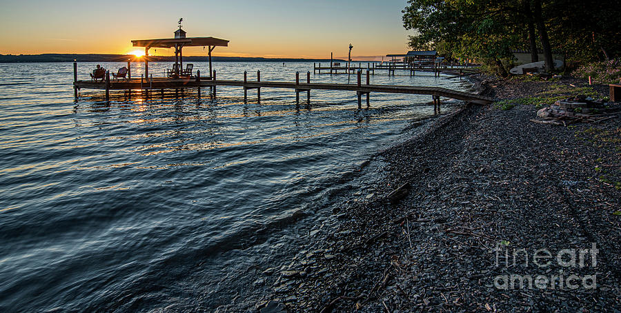 Seneca Lake Boat Dock by Michael D Miller Seneca Lake Boat Dock by Michael D Miller