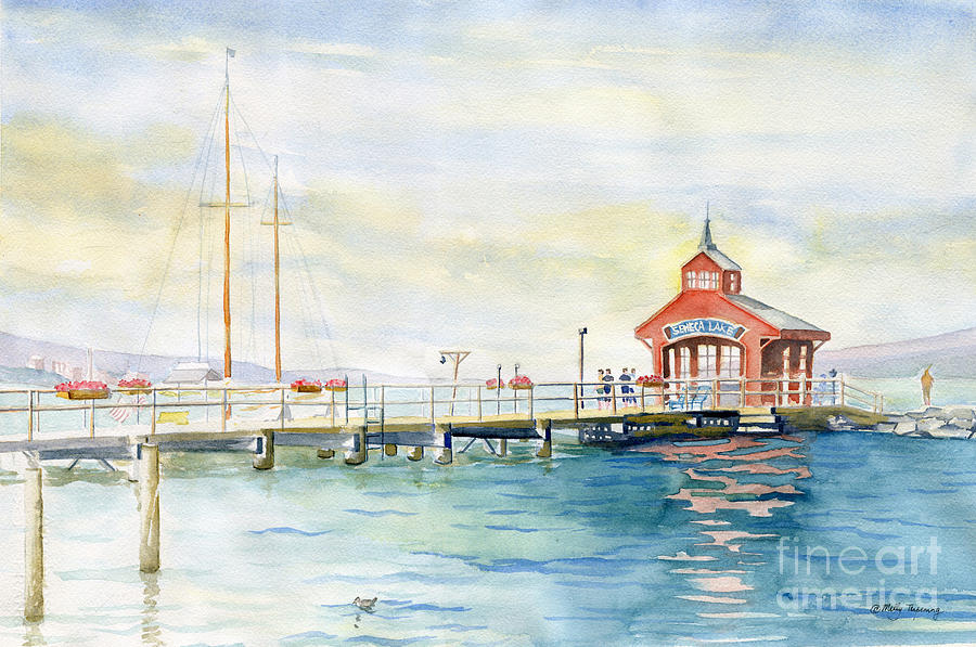 Seneca Lake Painting by Melly Terpening
