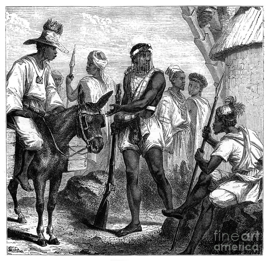 Senegalese People, C1890 Drawing by Print Collector