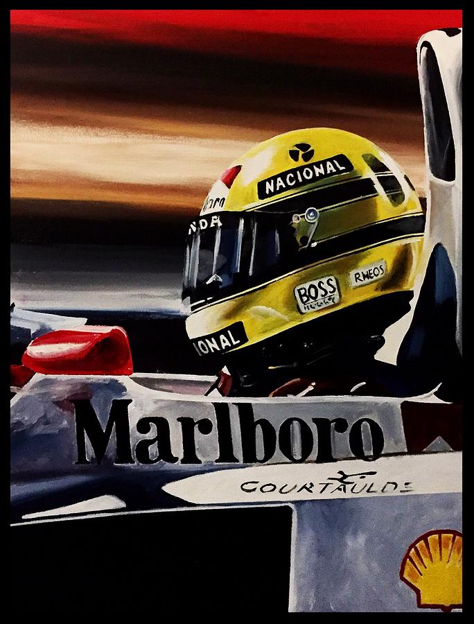 Senna Painting by Terence R Rogers