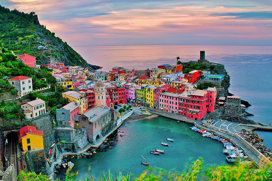 Sensational Sunrise over Vernazza Photograph by Frozen in Time Fine Art Photography