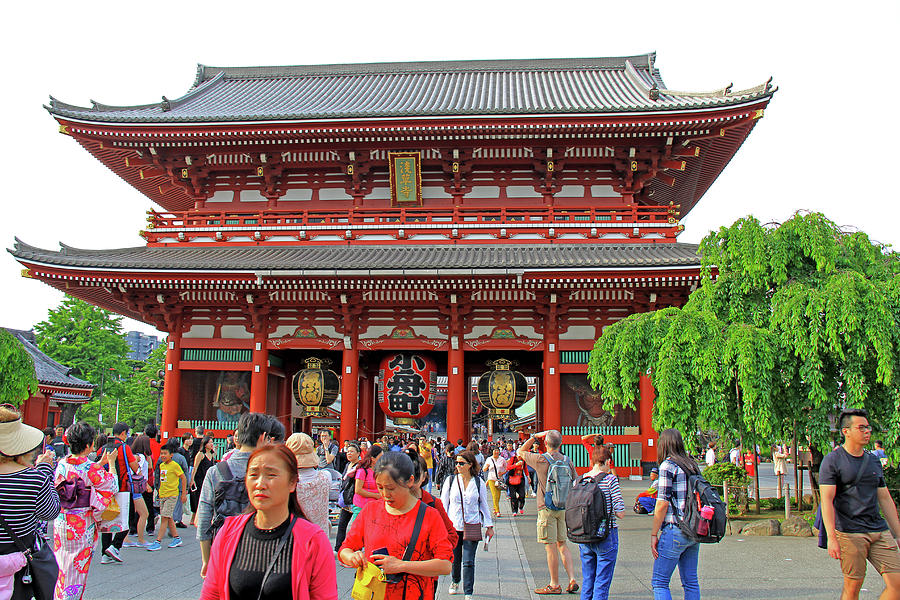 Senso-ji Temple - Tokyo Photograph by Richard Krebs