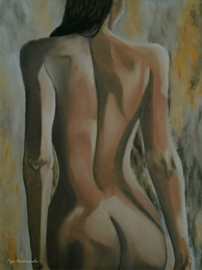 Nude Painting - Sensual by Faye Anastasopoulou