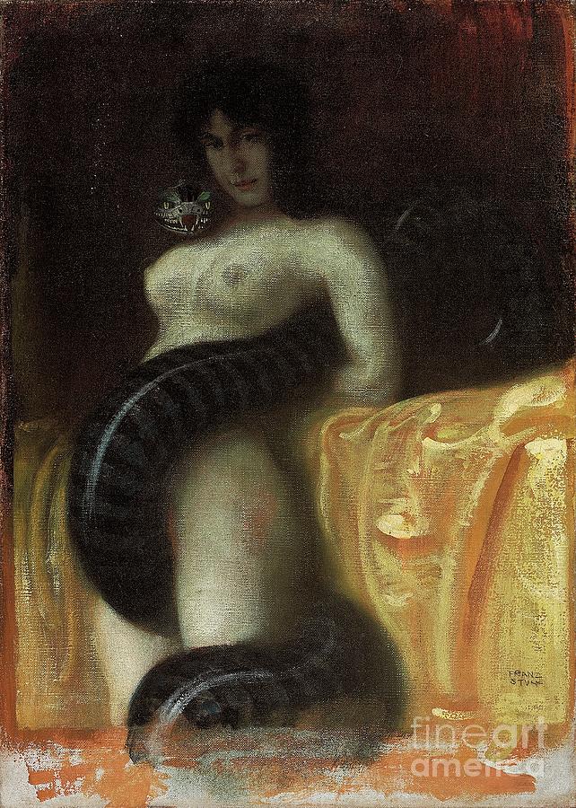 Nude Painting - Sensuality, C.1891 by Franz Von Stuck