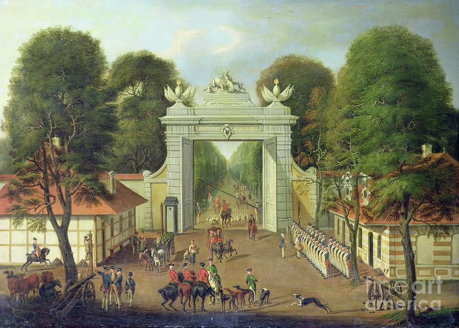 Sentry At The Jaegertor, Potsdam, C.1735 Painting by Dismar Degen