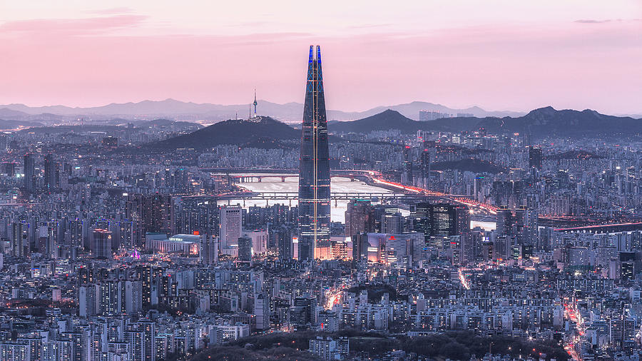 Skyscraper Photograph - Seoul City by Gwangseop Eom