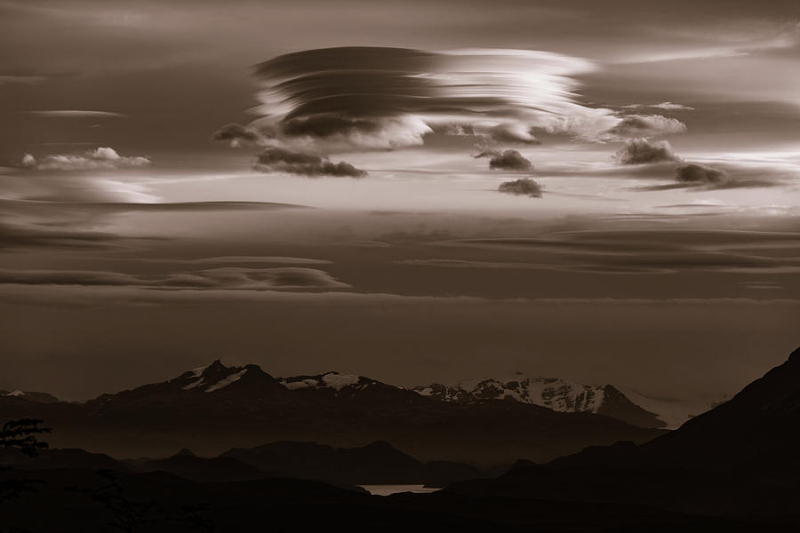 Sepia Andes Photograph by Mark Hunter