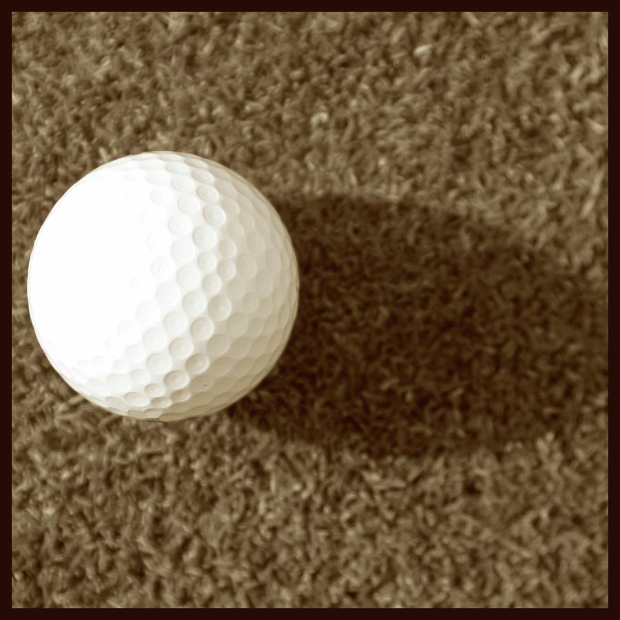 Contemporary Painting - Sepia Golf Ball Study IIi by Jason Johnson