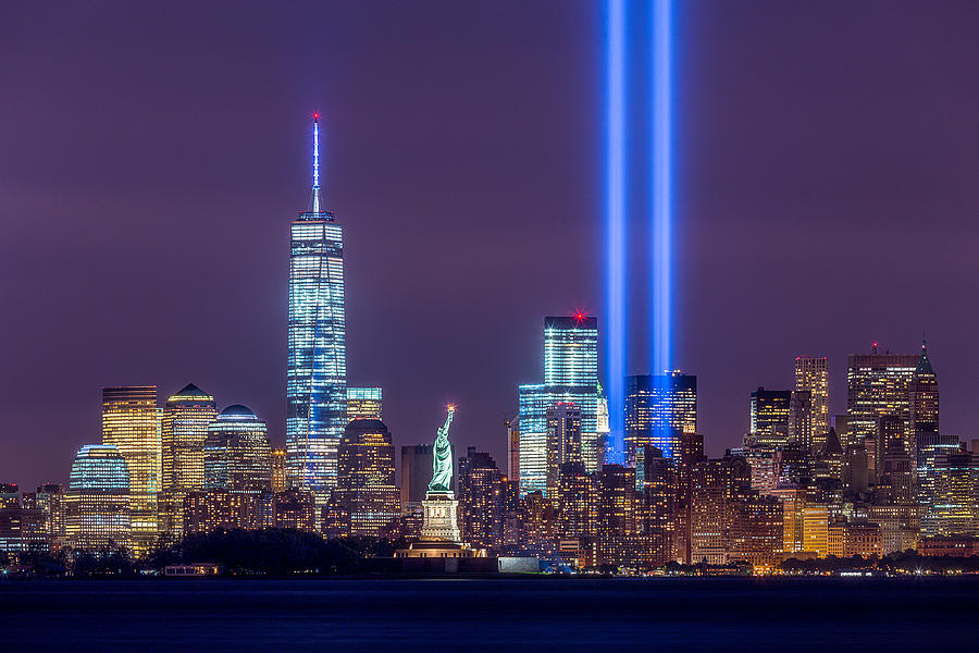 City Photograph - September 11 Tribute New York City - Toby Harriman Photography by Toby Harriman