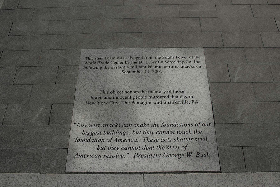 September 11th Narrative Marker Photograph by Arnold Hence September 11th Narrative Marker Photograph by Arnold Hence