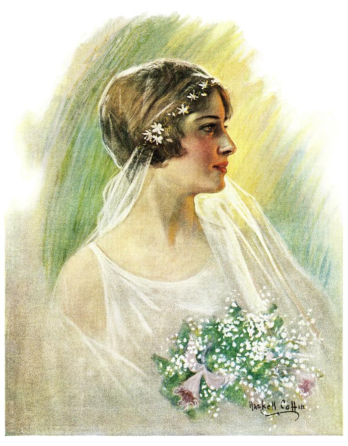 September Bride Drawing by W.h. Coffin