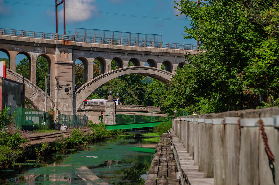 September on the Manayunk Canal Photograph by Bill Cannon