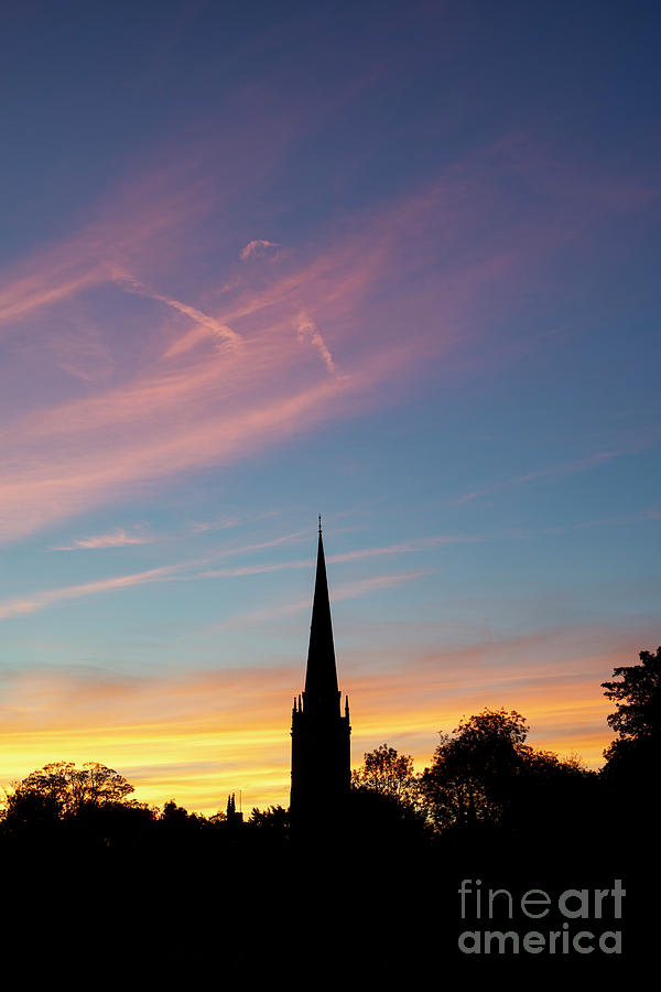 September Sunset Burford Cotswolds Photograph by Tim Gainey