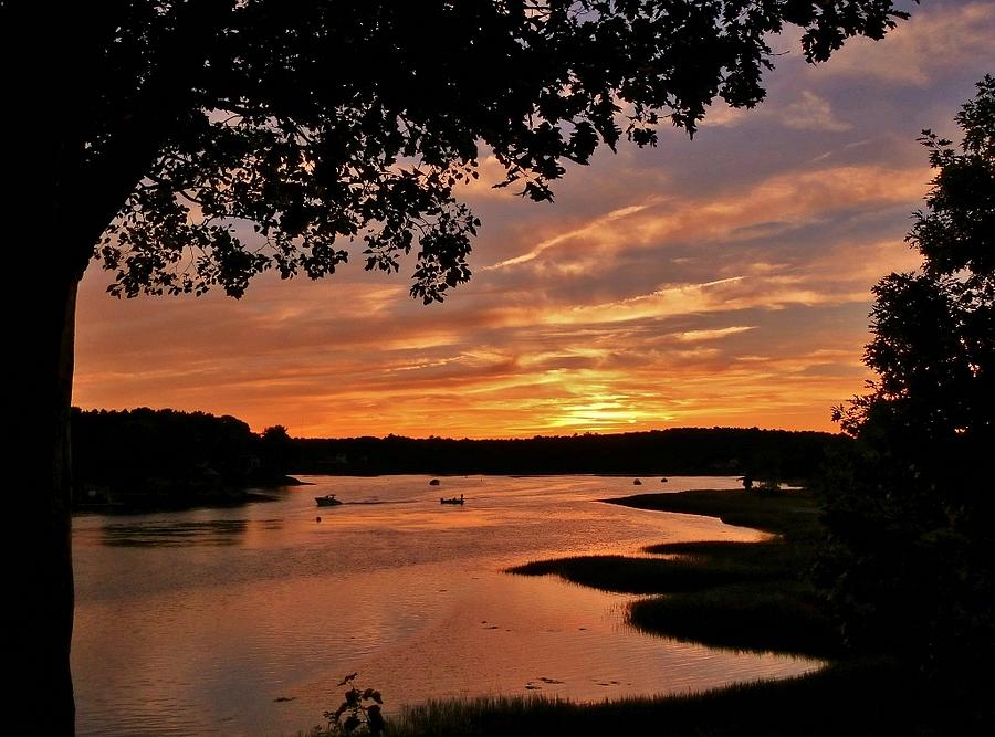 September Sunset Photograph by Elaine Franklin