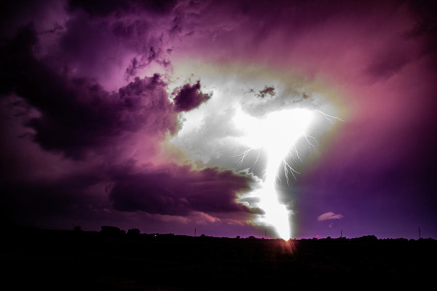 September Thunderstorm 009 Photograph by NebraskaSC