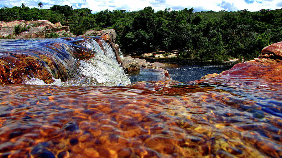 Sera Do Cipo Waterfalls Belo Horizonte Brazil Photograph by Paul James Bannerman