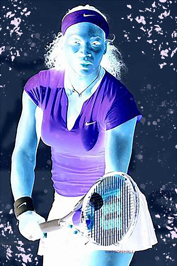 Serena - Ready To Go - Negative Digital Art
