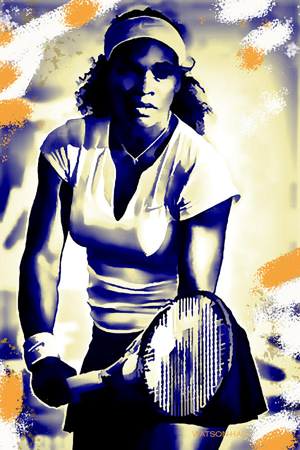Serena Williams - Ready Digital Art