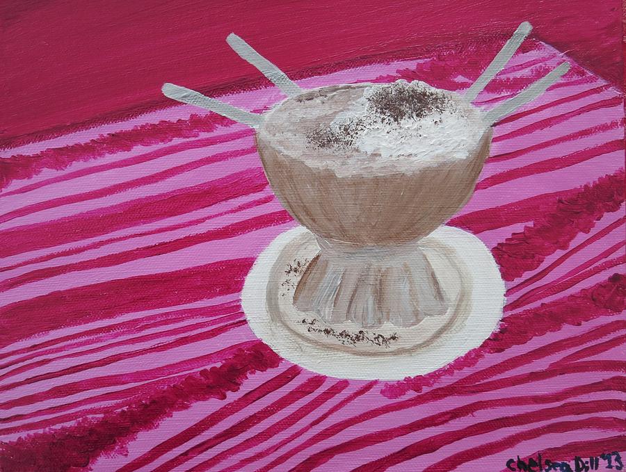 Serendipity Frozen Hot Chocolate #1 Painting by C E Dill
