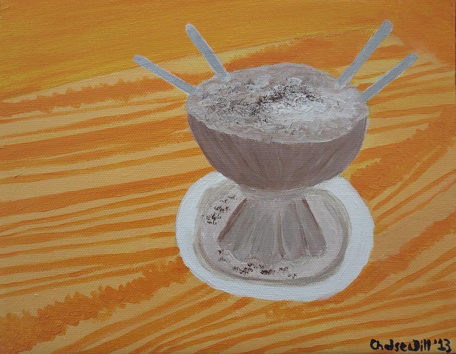 Serendipity Frozen Hot Chocolate #2 Painting by C E Dill