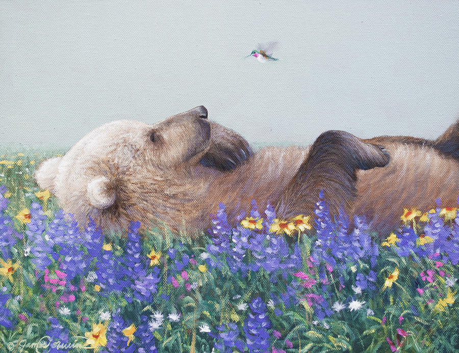 Wildlife Painting - Serendipity IIi by James Corwin Fine Art