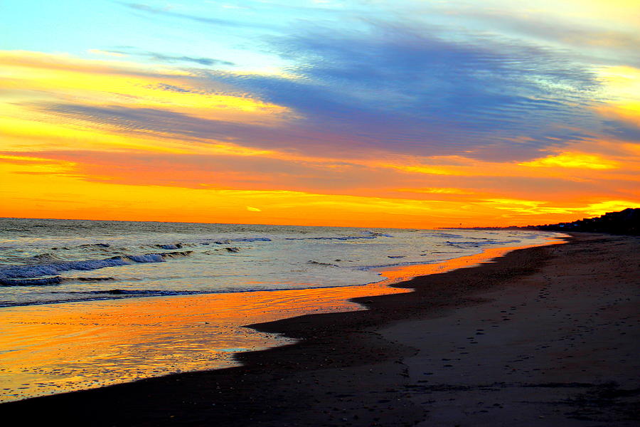 Serene Beach Sunset Photograph by Cynthia Guinn