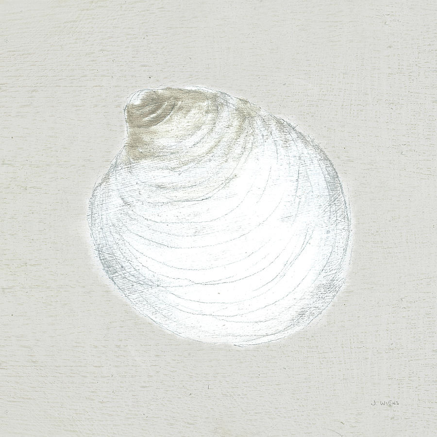 Beige Painting - Serene Shells II Tan by James Wiens