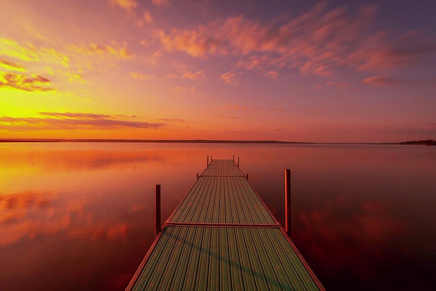 Serene sunrise Photograph by Rhonda Coe - Fine Art America