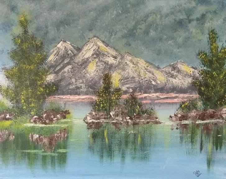 Serenity Painting by Bindiya Goyal
