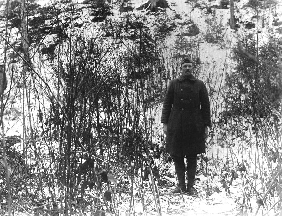 Alvin York Photograph - Sergeant York in the Argonne Forest - 1919 by War Is Hell Store