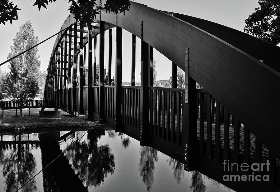 Serta Photograph - Serta Wooden Bridge In Monochrome by Angelo DeVal Serta Photograph - Serta Wooden Bridge In Monochrome by Angelo DeVal