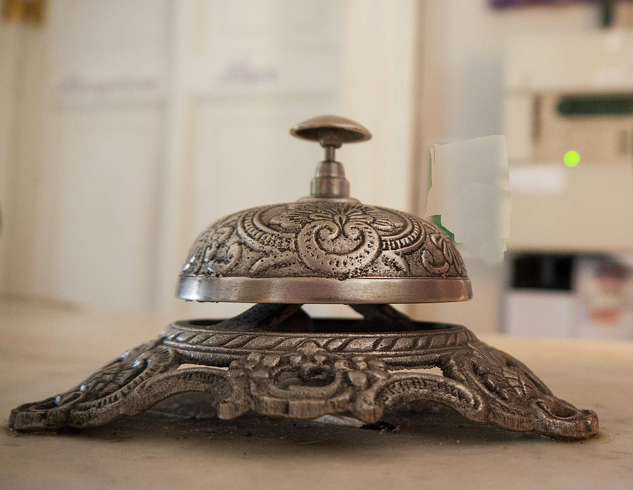 Service Bell On Counter Photograph by Leverstock