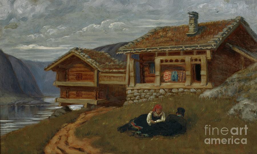 Setesdal Painting by Olaf Isaachsen