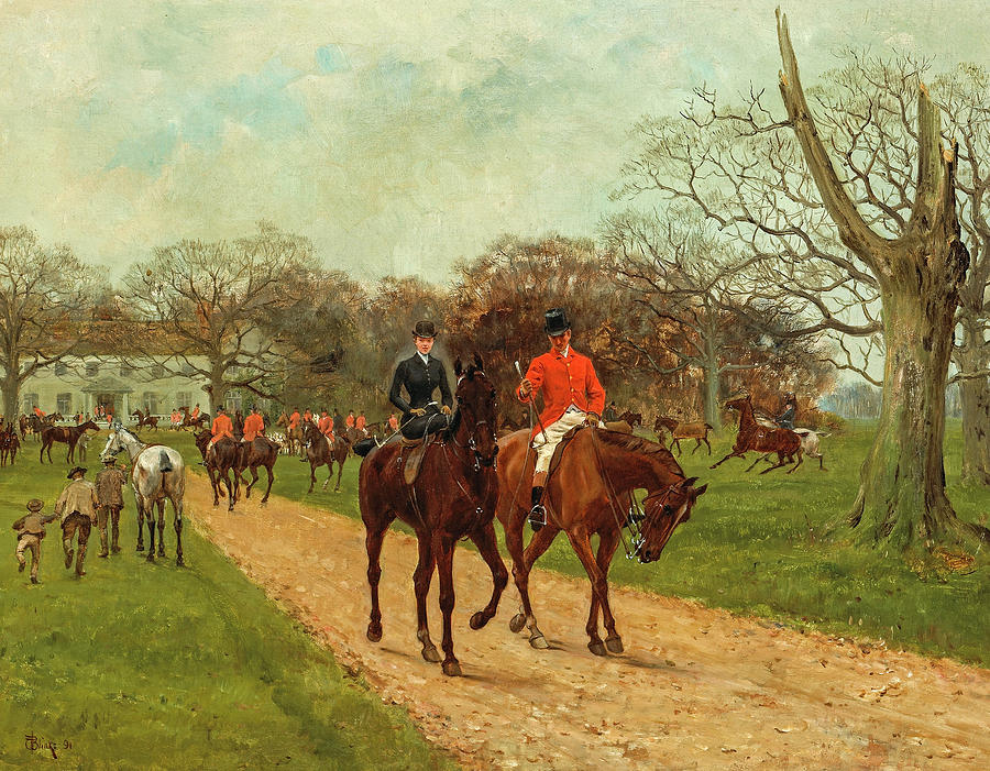 Horse Painting - Setting by Thomas Blinks