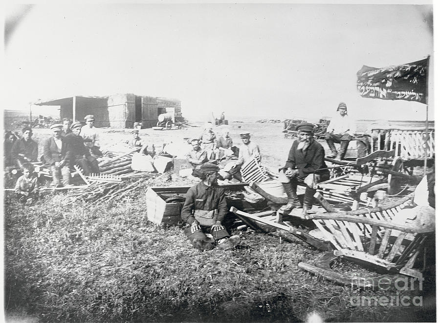 Settlers Arriving On Farm Photograph by Bettmann